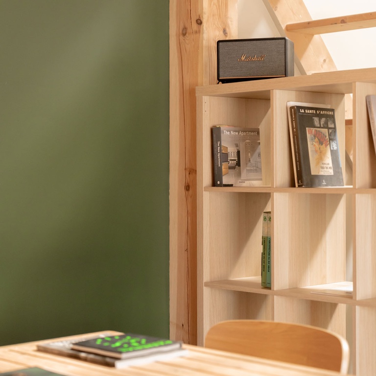 L’espace détente de la box.